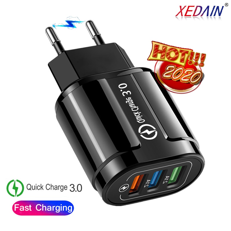 QC3.0 Usb Charger Quick Charge 3.0 Muur Fast Charger Eu/Us Plug Voor Iphone X 8 7 Ipad Xiaomi huawei Mobiele Samsung Telefoon Oplader
