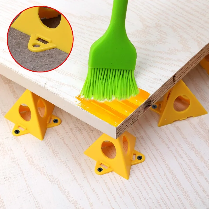 60/10PCS Mini Paint Stands Triangle Paint Pads Pyramid Stands Woodworking Tripod Spray Painting Brackets Block Auxiliary Tools