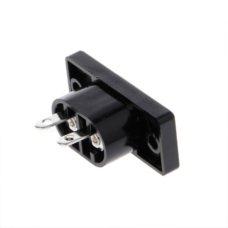 5 Pcs IEC320 C8 2 Terminal Power Plug Inlet Socket AC 250V 2.5A U4LA