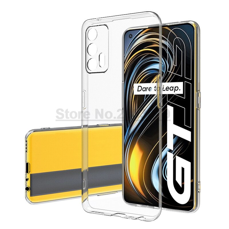 For OPPO Realme C21 Realmi C 21 21C Case Transparent Soft Silicone Phone Back Case TPU Cover For Realme GT 5G RMX2202 Case: Realme GT 5G