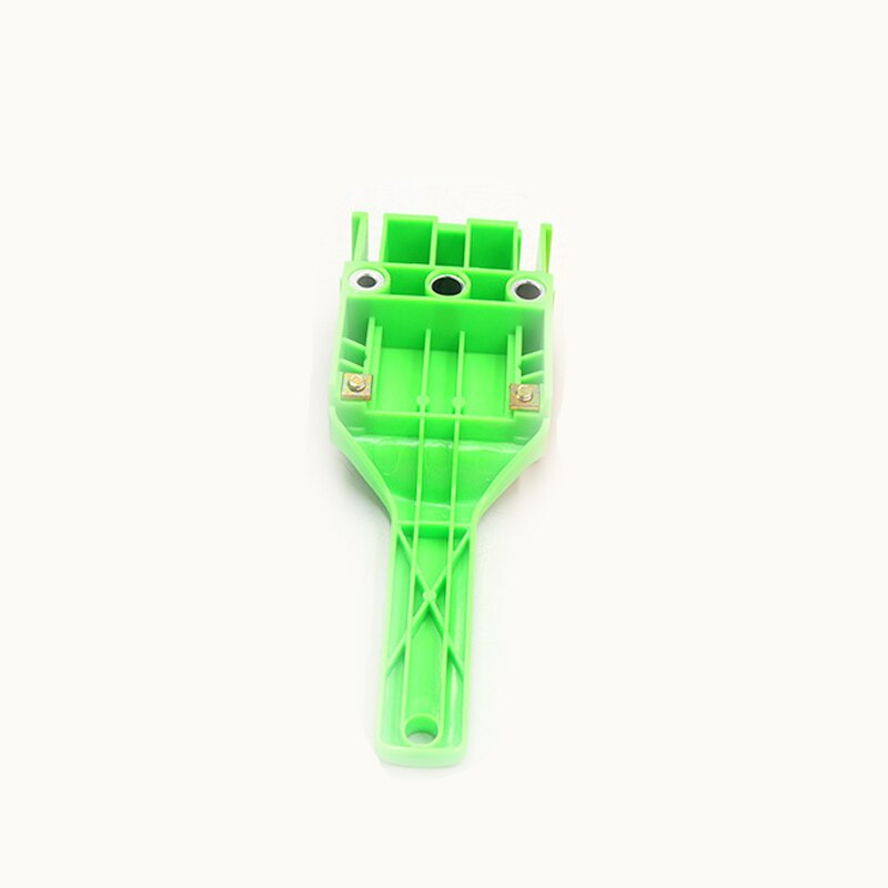 Woodworking Handheld Wood Punching Locator Vertical Pocket Hole Locating Fixture Kit Punching Punching Locator Drilling Guide: green