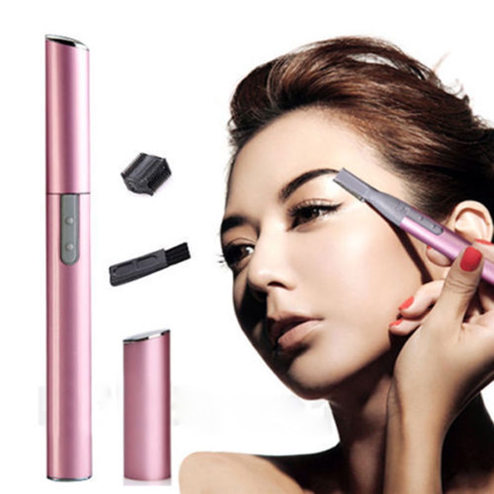 Practical Electric Face Eyebrow Scissors Hair Trimmer Mini Portable Women Body Shaver Remover Blade Razor Epilator For Women