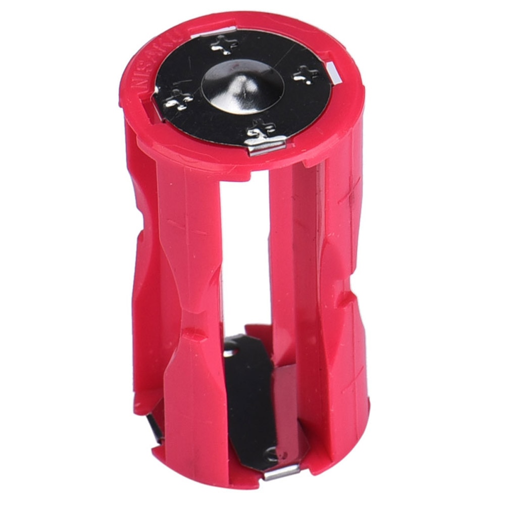 #H30 Parallel Cell Adapter Battery Holder DC 1.5V Case Box Convert 4 AAA to 1 C Size DIY Power Bank Battery Holder