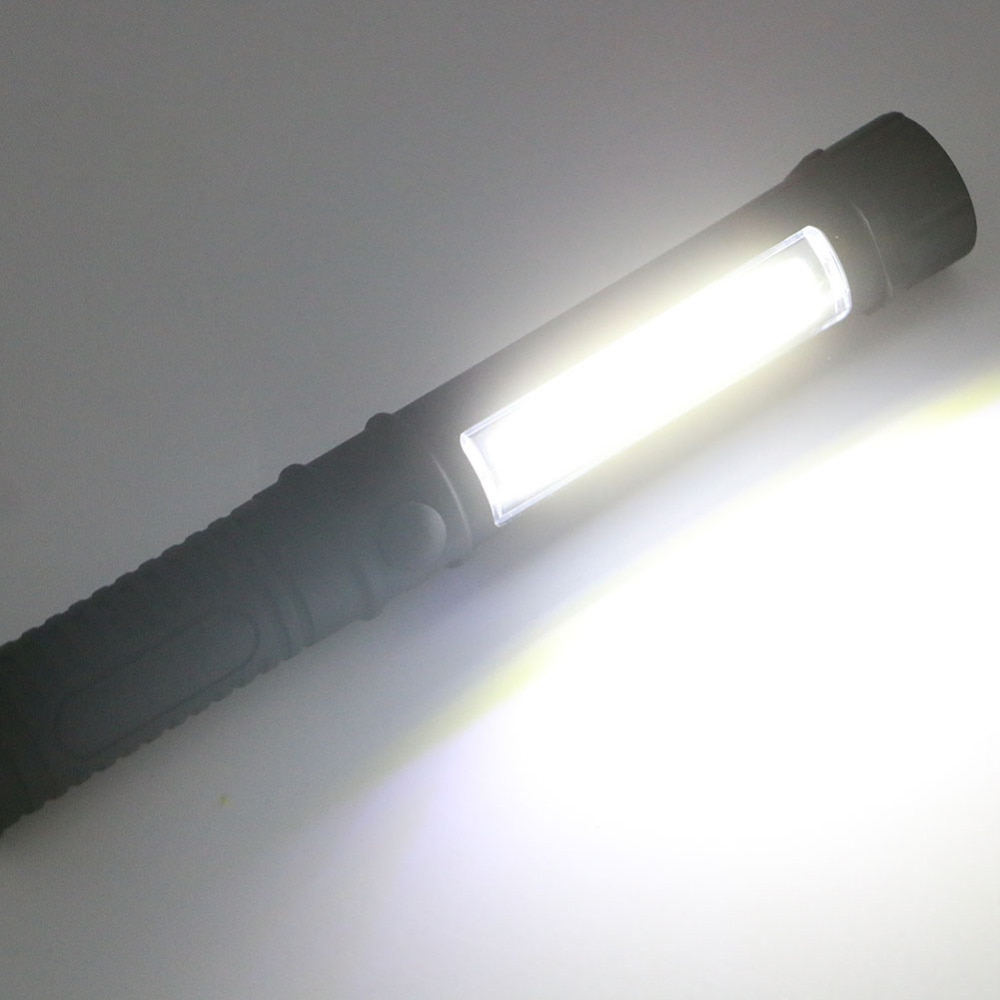 COB LED Mini Penlight Multifunction Maintenance Light Cob Handle Work Inspection Light Magnetic Pocket Light Work Hand Torch AAA