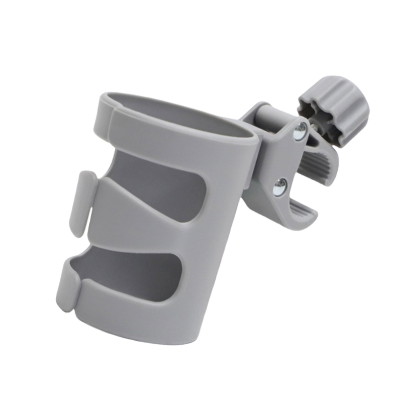 Suporte ajustável para carrinhos bebê, organizador universal garrafas bebida 360 graus QX2D