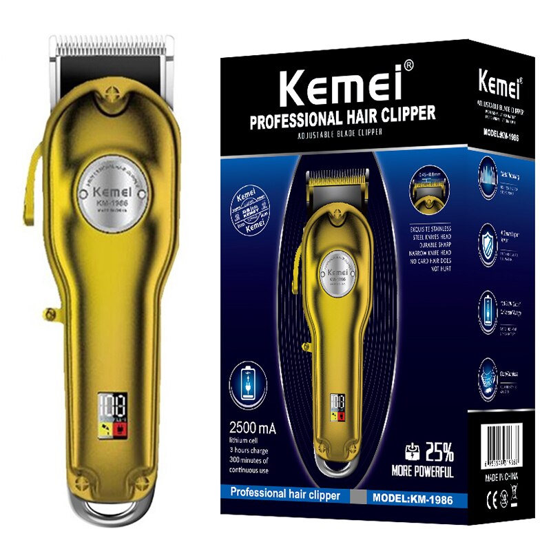 pivot motor hair clipper hair trimmer men all metal electric hair cutting machine barber cord cordless hair cutter