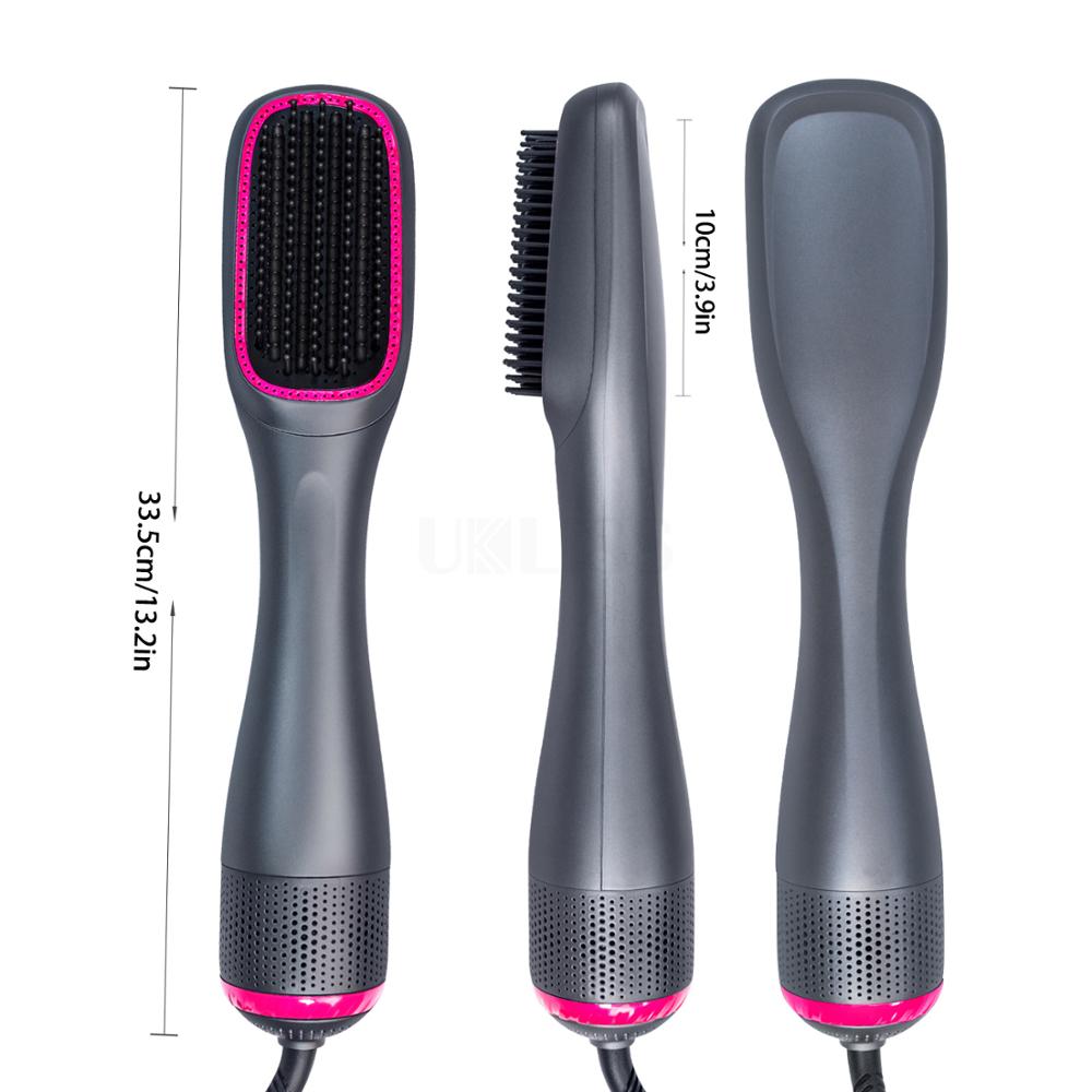 One Step Hair Dryer and Volumize Hair Straightener Brush Comb Blow Dryer Negative Ions Air Brush Home Trave Hairdryer