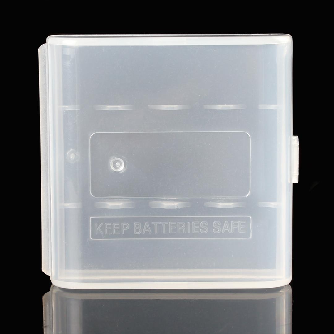 10 stück aufbewahrungsboxen aus hartplastik für aaa-batterien