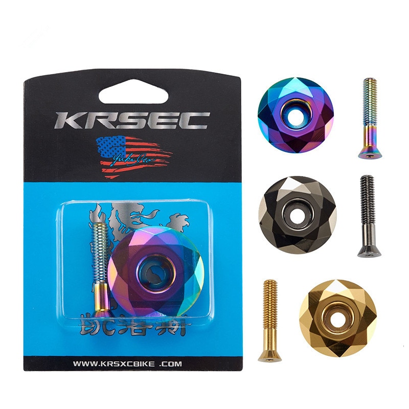 KRSEC Type Mountain Bike Bowl Cover Front Fork Head Modified Vertical Titanium-plated
