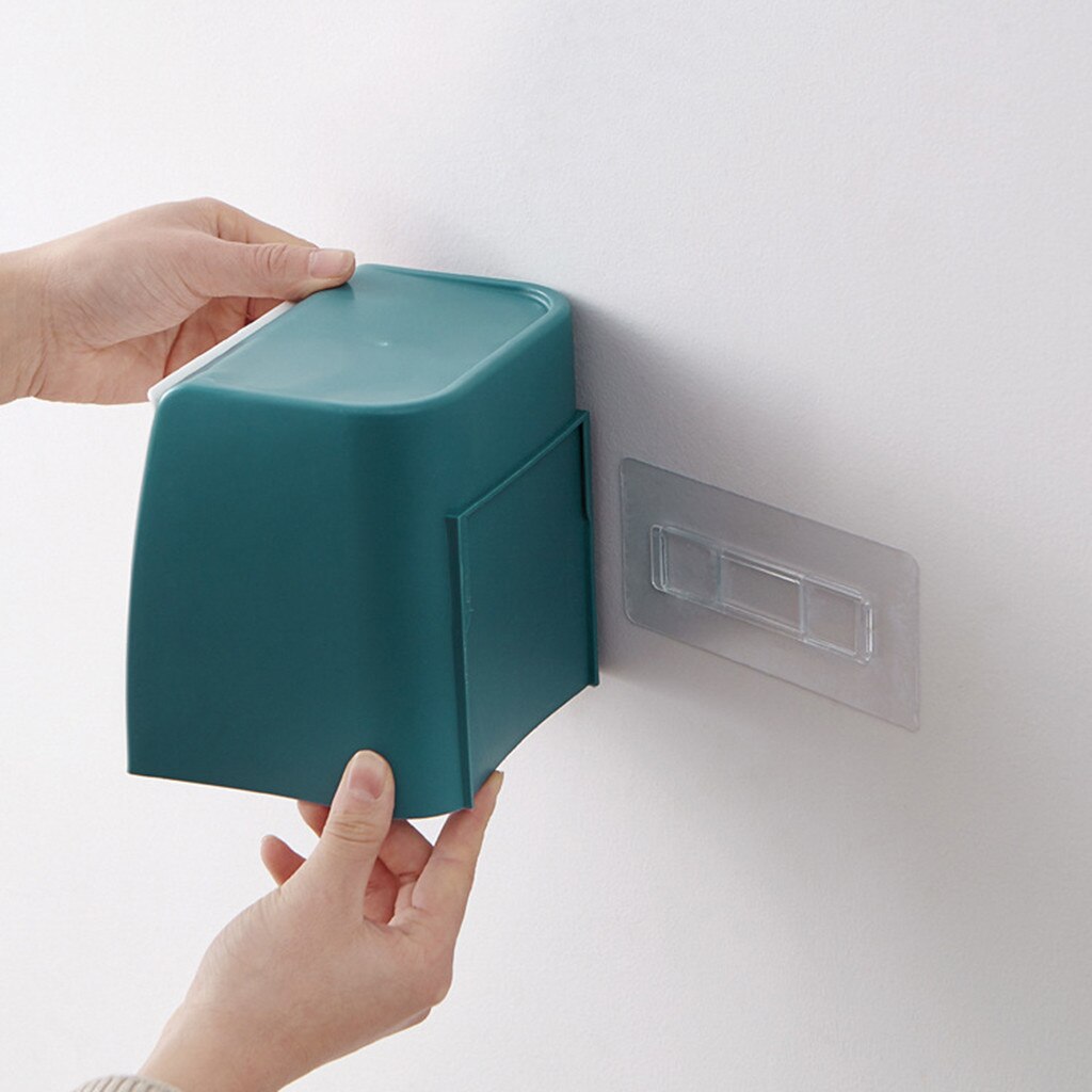 Poubelles murales | Salle de bains, verre, porte, autocollants montés, poubelle, rangement à la maison, Organization