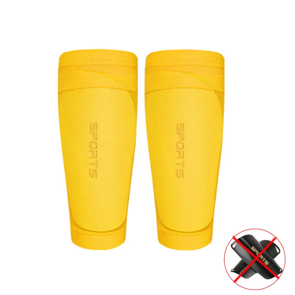 1Pair S-XL Shin Guard Sleeves EVA Foam Compression Sleeves Football Leg Sleeves Sports Soccer Youth Calf Support Men Kids Adult