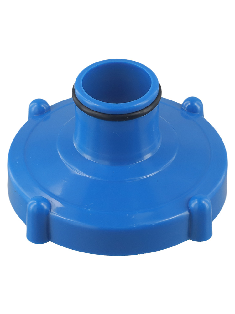80mm to 32 mm stk . pvc blå udskiftningsadapter til swimmingpoolslange til intex haveredskaber på lager