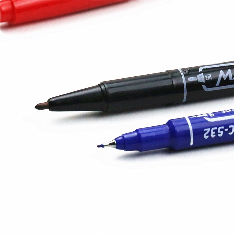 Double mark pen thickness line drawing pen writing outline coloring pen of Mark