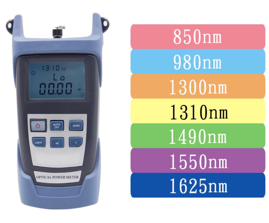 FC/SC Connector Fiber OPM Optical Power Meter -70~+10dBm Optical Tester Optical Attenuation