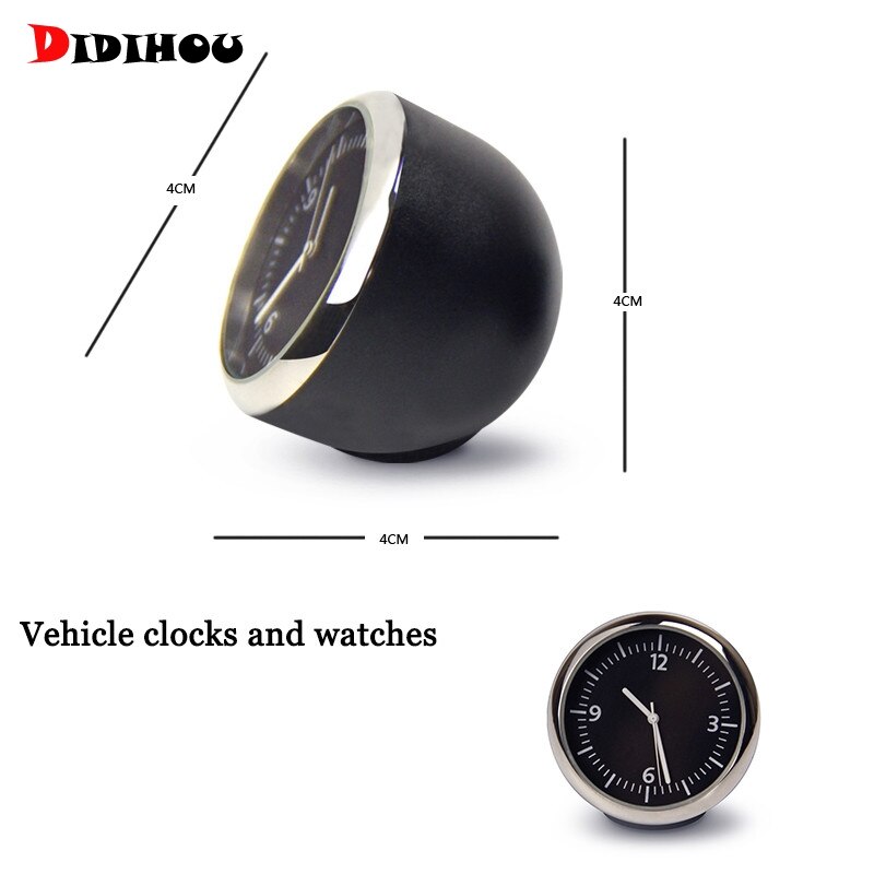 Mini Car Automobile Digital Clock Auto Watch Automotive Thermometer Hygrometer Decoration Ornament Clock In Car kit