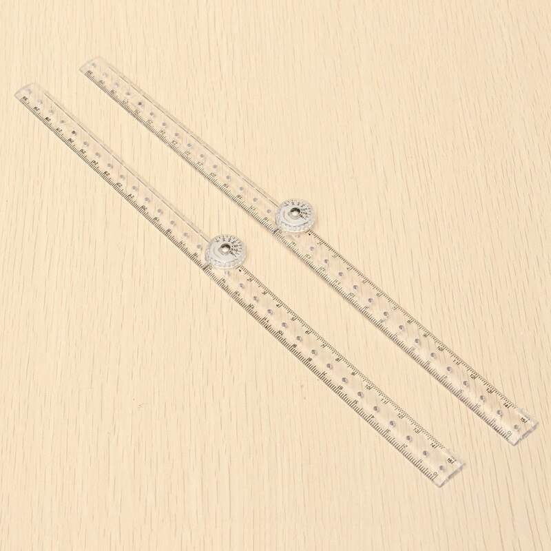 1 Uds lo más plástico acrílico transparente reglas rectas plegables 30Cm dibujo estudiante niños papelería suministros escolares