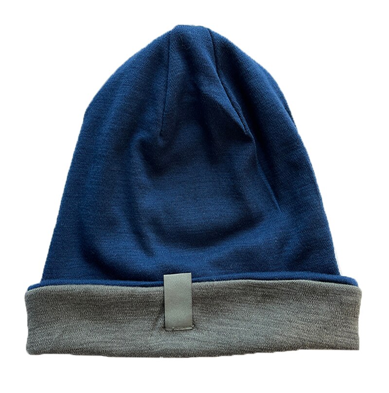 Unisex Merino Wol Manchet Beanie Hoed 100% Merino Wol Ridge Manchet Wol Beanie 2 Laag Warme Wollen Muts Mannen Vrouwen beanie Cap