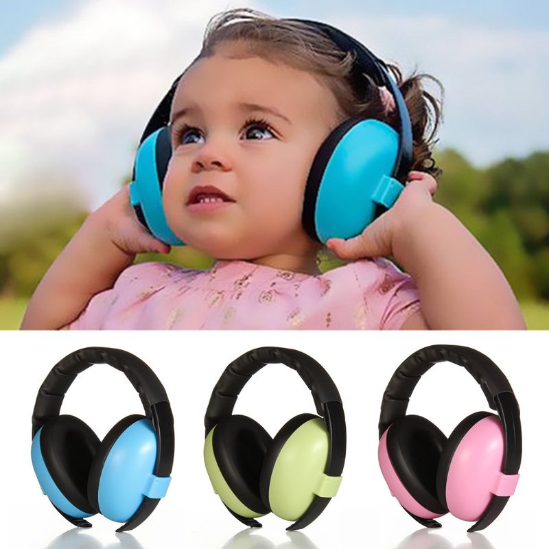 Child Baby Hearing Protection Safety Ear Muffs Kids Noise Cancelling Headphones DXAD