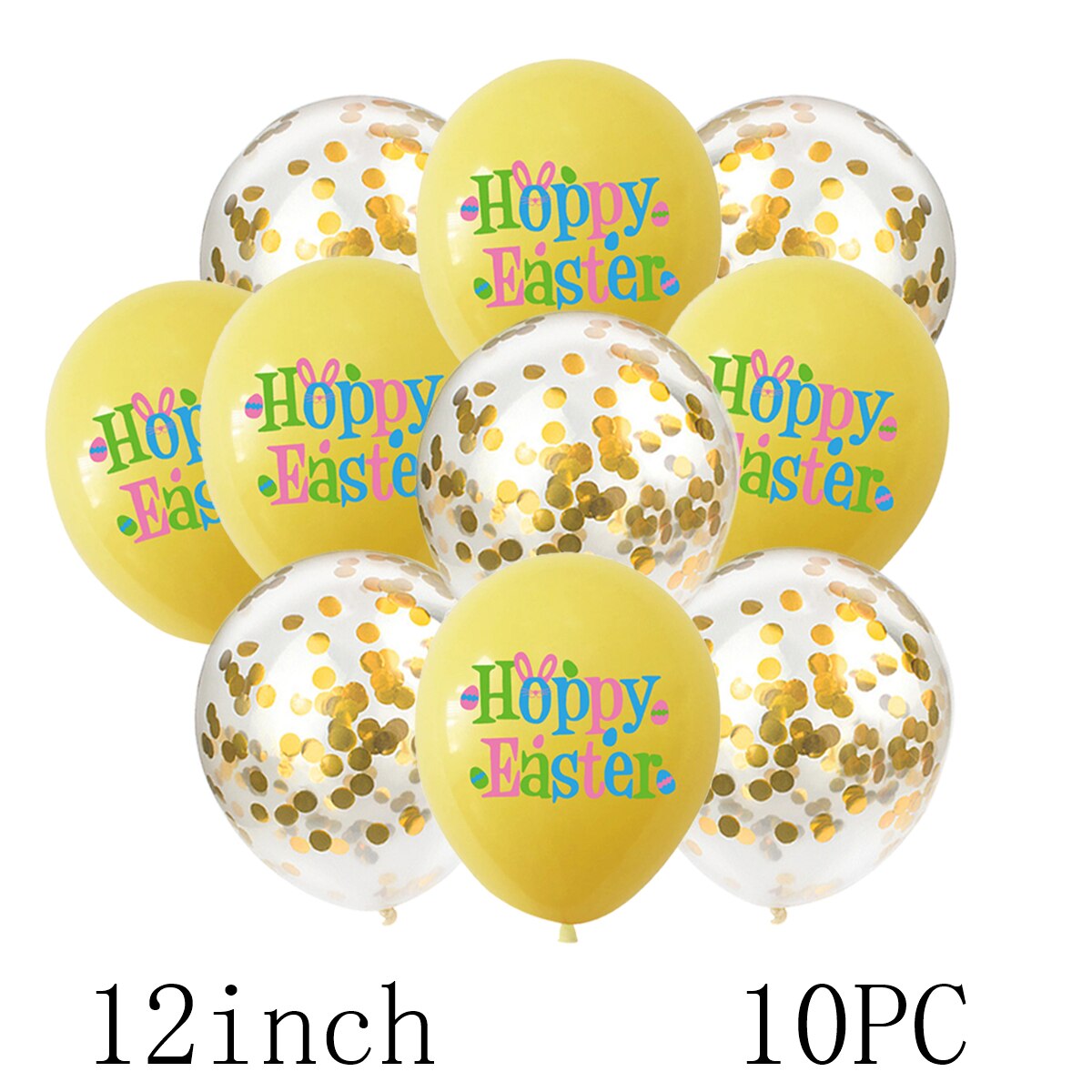Animal Gold Balloon The rabbit Birthday Easter egg Party Game Decorations Children's day Foil Balloons Kid Boy Baby Shower: YG