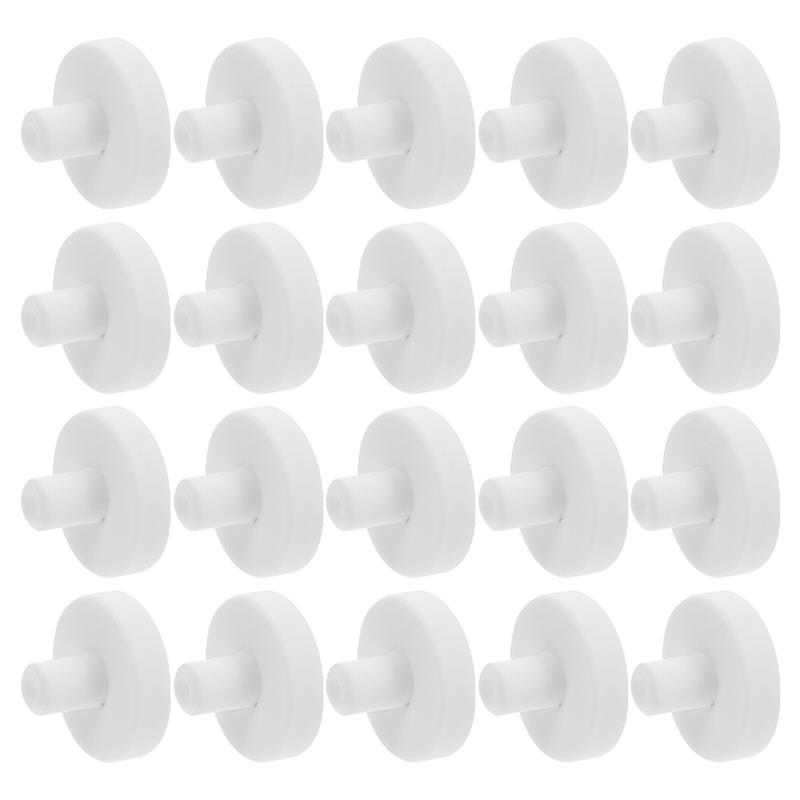 60 Stuks Aquarium Koraal Ondersteuning Koraal Reproductie Basis Koraal Fragment Rack (Wit)