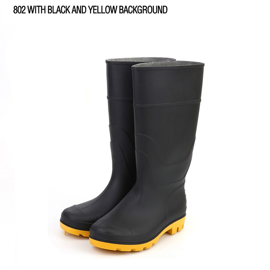 PVC Lightweight boots waterproof slip-resistant working boots plastic rain boots for farm and garden