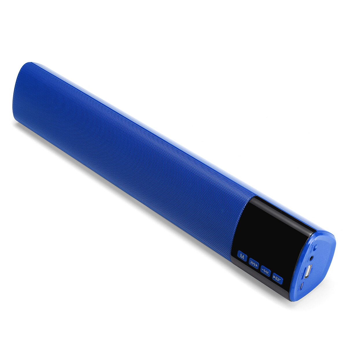 Hjemme-tv pc bluetooth soundbar høyttaler bærbar trådløs subwoofer 3d surroundhøyttalere hifi støtte fm radio klokke tf usb
