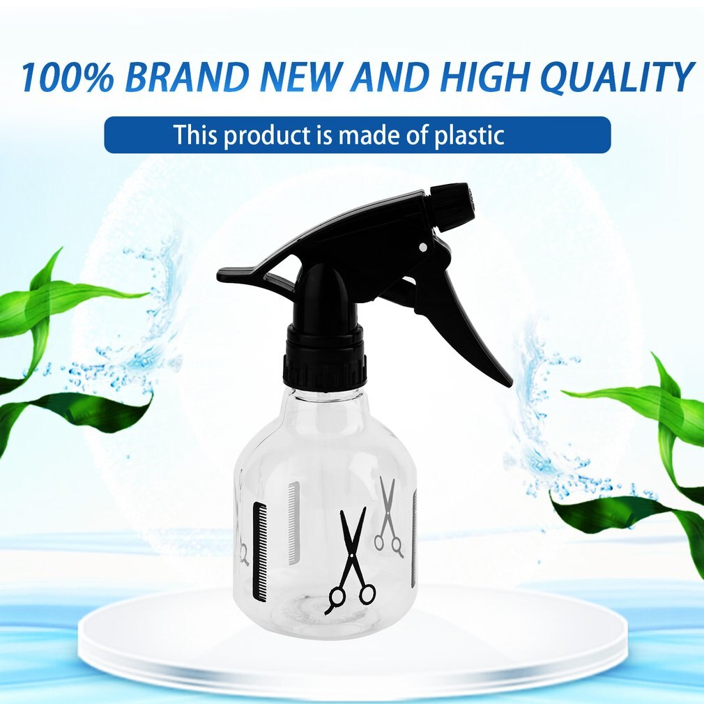 Lege Kappers Spray Fles 250Ml Transparante Make-Up Vocht Verstuiver Mist Spuit Flessen Voor Kapper Haar Styling Tools