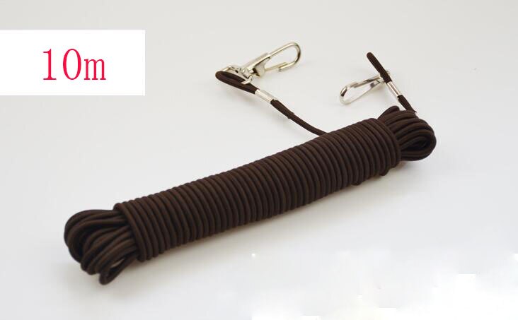 1Pcs Fishing Retention Rope 5m 8m 10m 15m Elastic Rubber Protector Rope Line Lanyards Boating Ropes Fishing Tackle: color 3