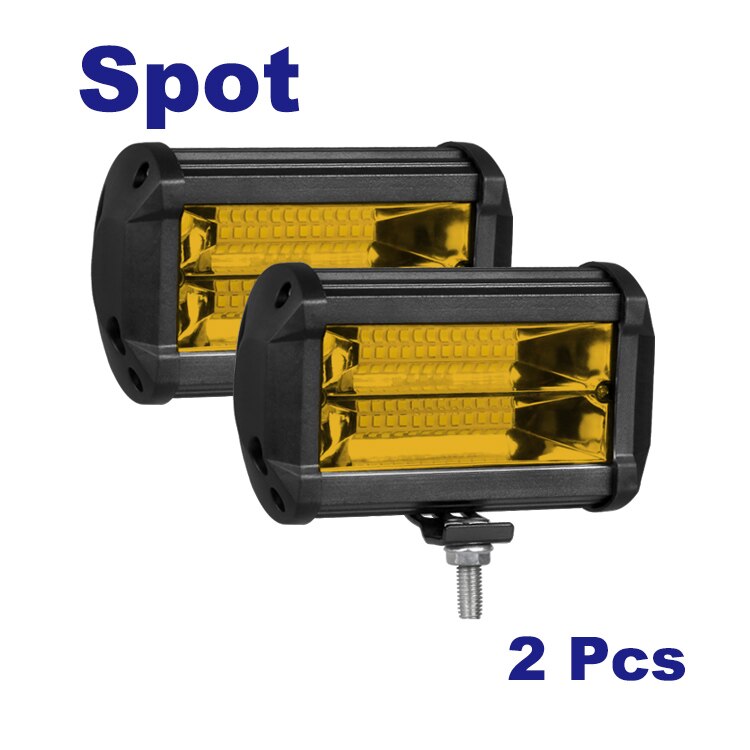thumbnail image 2 of Safego 4 Inch LED Pod Lights - 10 Pack 72W Spot Beam Off Road Lights IP67 Waterproof 2 of 10