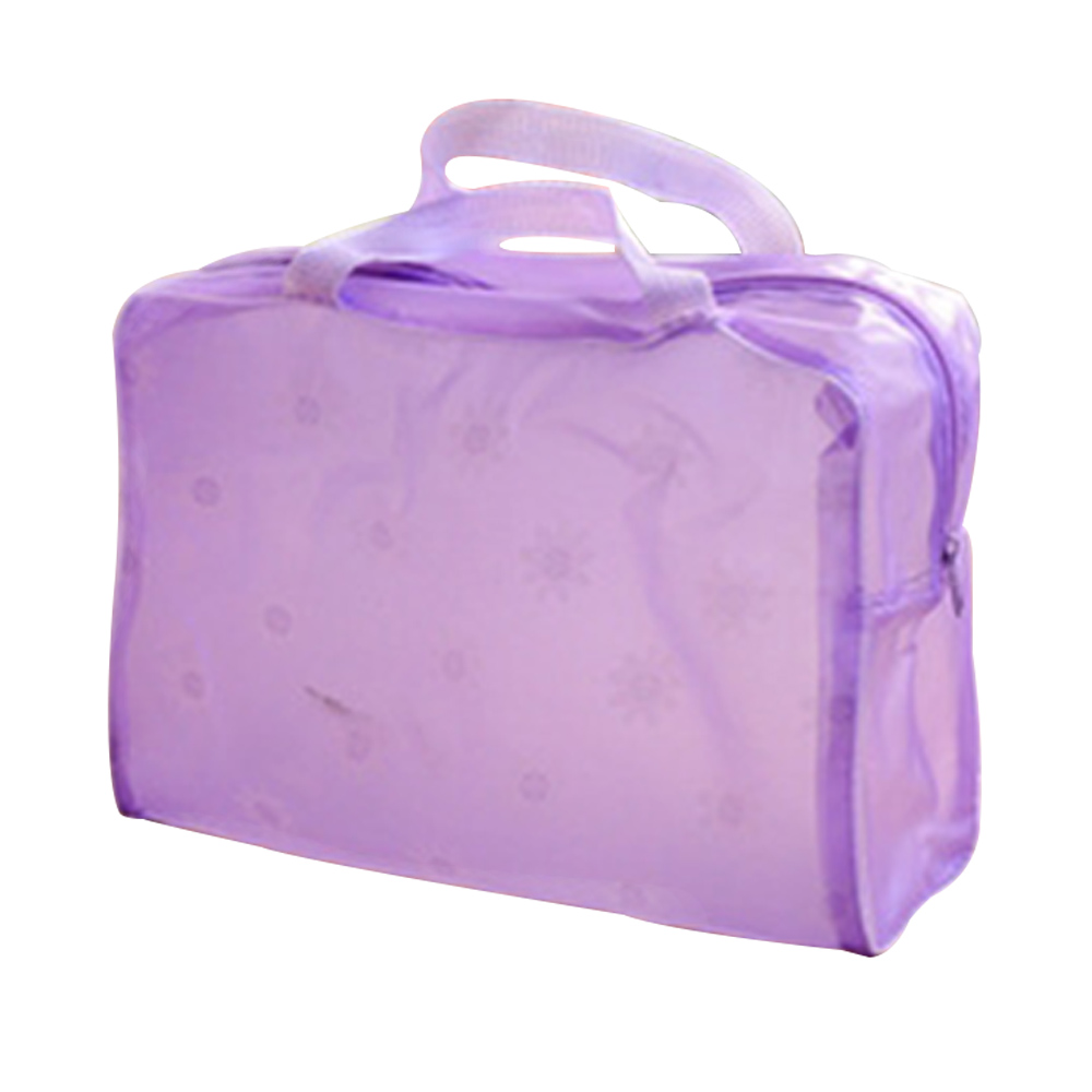 Vrouwen zwemmen zak PVC multifunctionele waterdichte tas handtas duiken drift reizen cosmetica toiletartikelen opbergtas: Purple