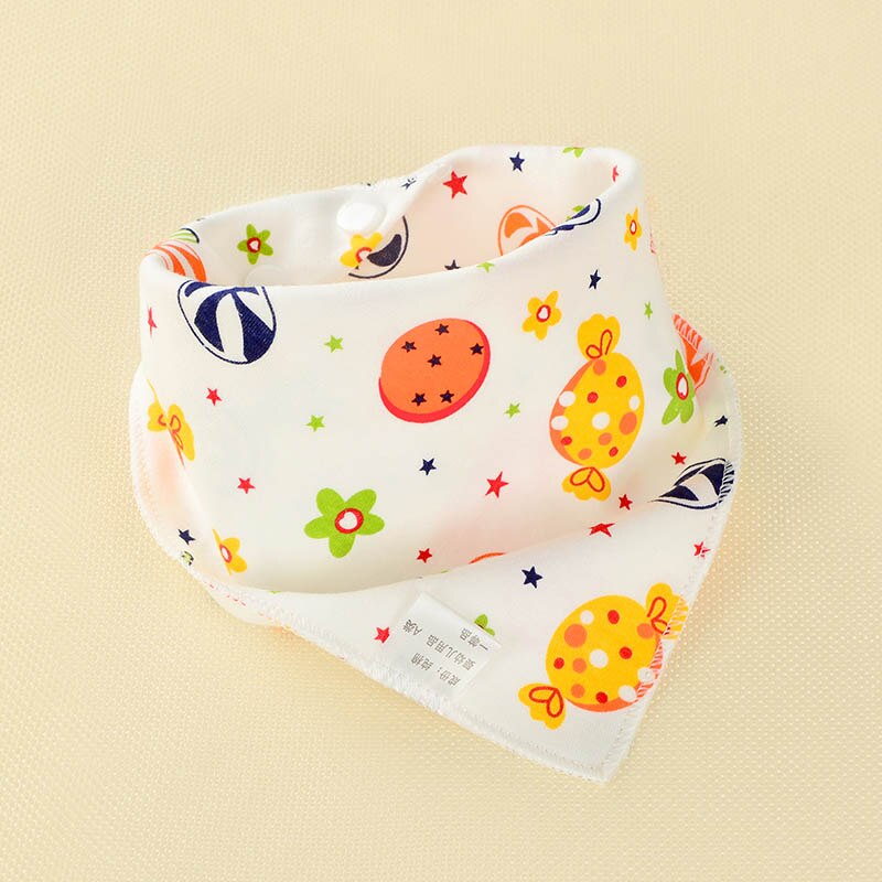 BalleenShiny Zachte Katoenen Bandana Slabbetjes Baby Babador Voeden Zuigeling Burp Doeken Cartoon Speeksel Handdoek Baby Eten Accessoire