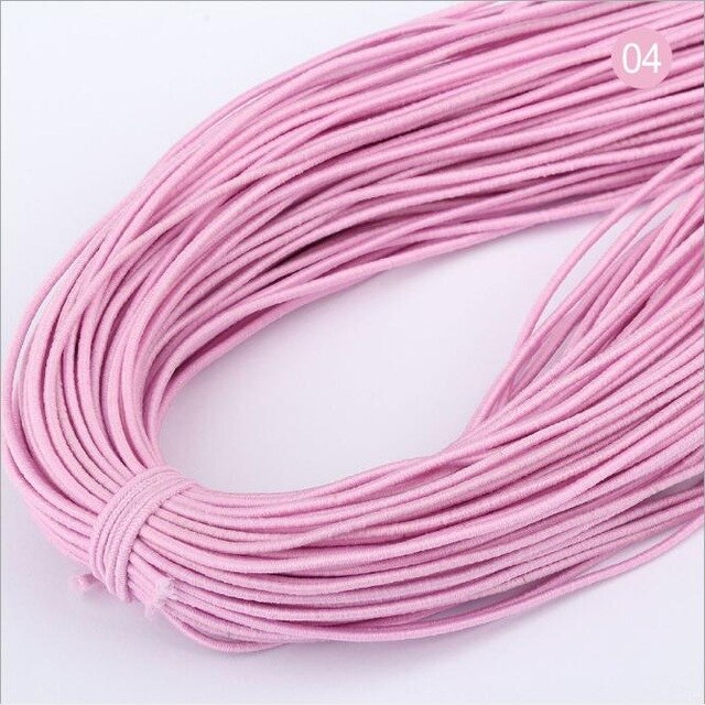 1mm Colorful High-Elastic Round Elastic Band Round Elastic Rope Rubber Band Elastic Line DIY Sewing Jewelry Accessories 9yards: Antique Copper