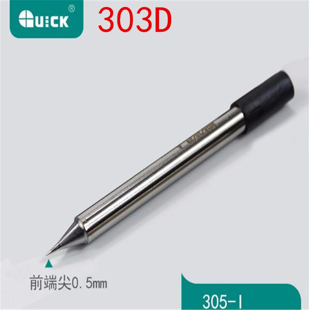 Original Product QUICK303D Lead-Free Soldering Station Soldering Tips 305-K, 305-SK, 305-2C, 305-3C, 305-I, 305-J, 305-2.4D, Tip