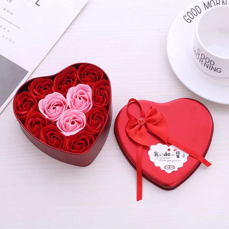 Rose Bear Kunstmatige Bloem Schuim Eeuwig Leven Voor Valentijnsdag Geschenken Home Decoratie 25cm Met Gift Box Teddy