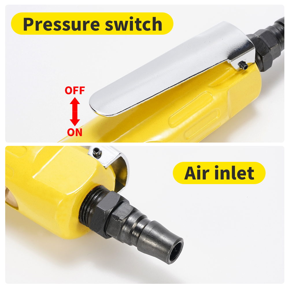 HIFESON-Llave inglesa de trinquete de aire, herramienta de torque ajustable, palanca cuadrada, vástago recto de 1/2&#39;&#39; y 3/8&#39;&#39;