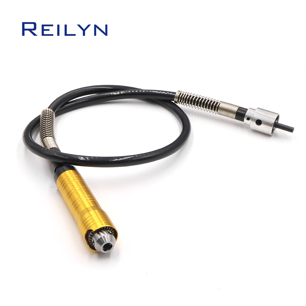 Extension de Tube d'arbre Flexible avec mandrin de perçage de 0.3 à 6.5mm pour meuleuse Dremel, perceuse à main, outils rotatifs électriques