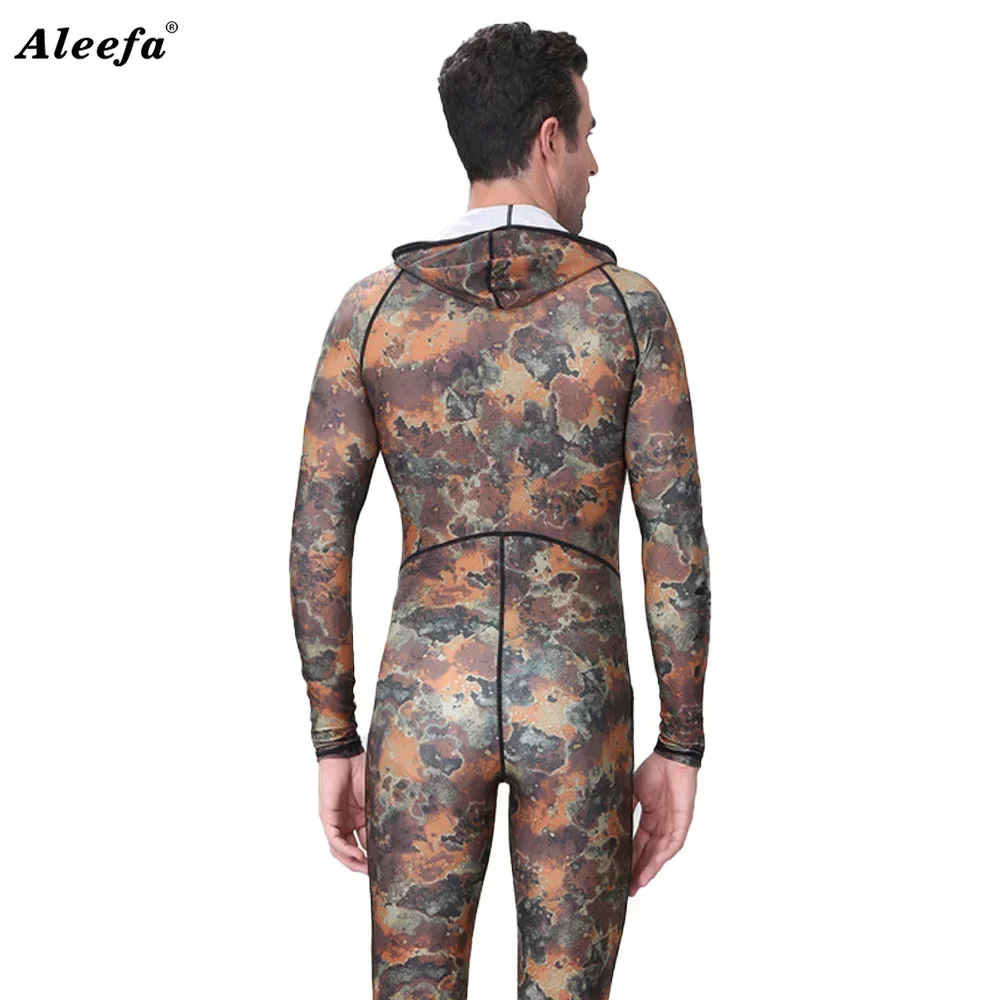 Maiô de pesca submarina, roupa de banho com proteção uv para homens e mulheres, maiô de elastano para mergulho