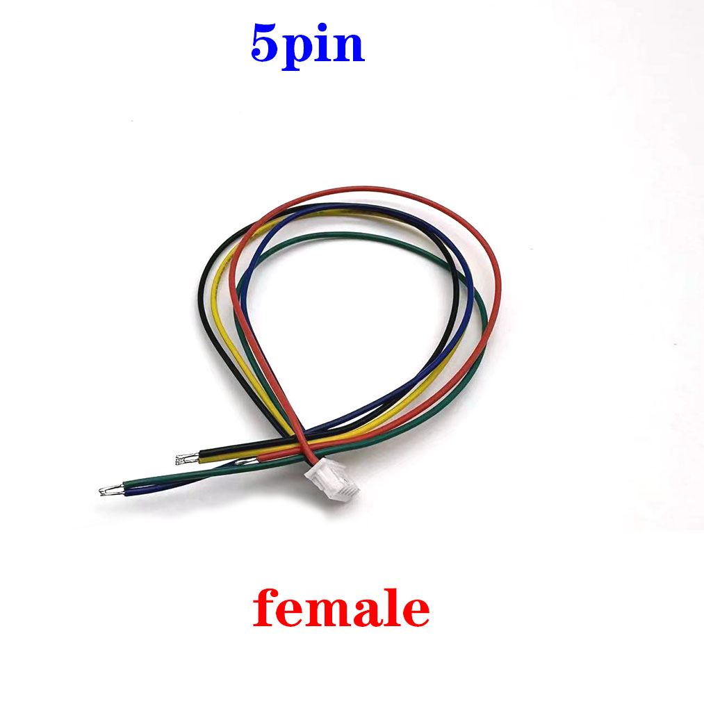 1-5PCS JST1.25 2Pin wire connector plug socket JST PH1.25mm 2P male female socket battery charging cable terminal: green / 3P