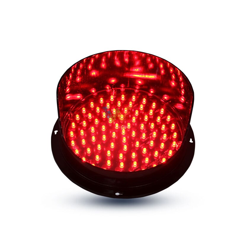DC24V Shenzhen Manufacturer LED traffic replacement 200mm mini traffic light no surround: Red