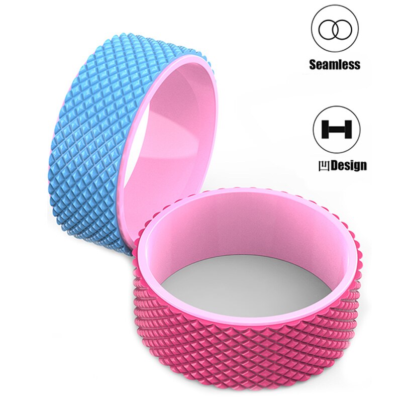 Yoga Wheel for Back Training - TPE Material - Pilates Circle for Bodybuilding & Fitness