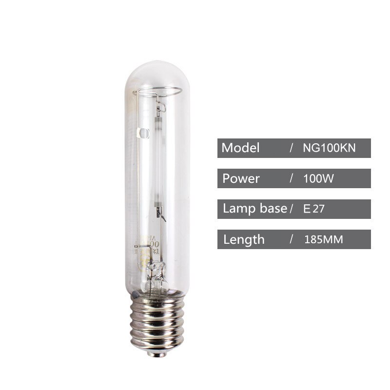 Lampe à Sodium haute pression pour culture de plantes, ampoule jaune haute efficacité 220V E27 E40 70W 100W 250w 400w 1000w: 100W  (E27)
