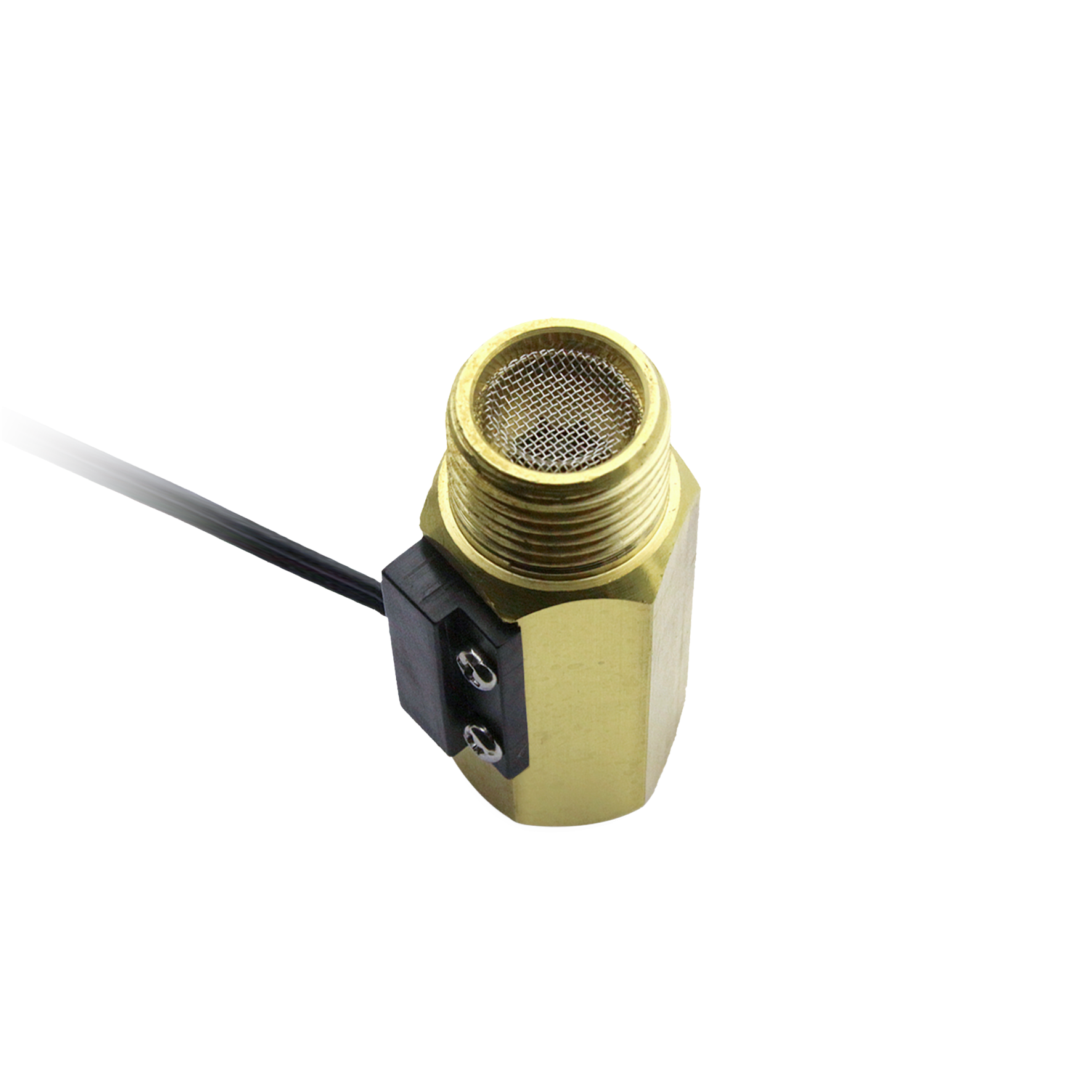 DC 200V G1/2" Water Flow Sensor Switch Meter Copper Liquid Flow Switch DN15 70W SEN-CL21F