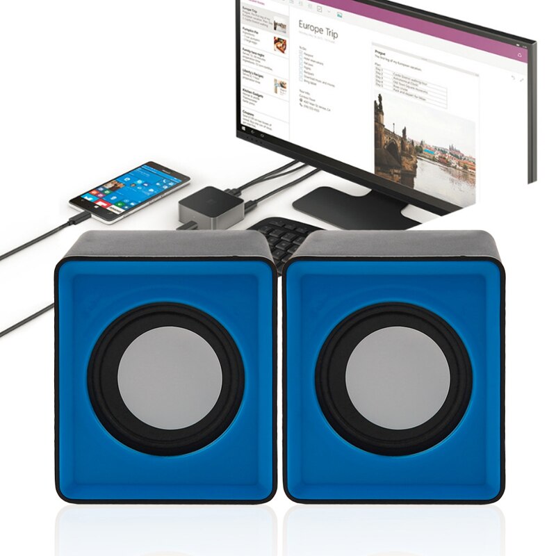 Portable Mini USB 2.0 Speakers Music Stereo For Computer Desktop PC Laptop Notebook Home Theater Party Loudspeaker