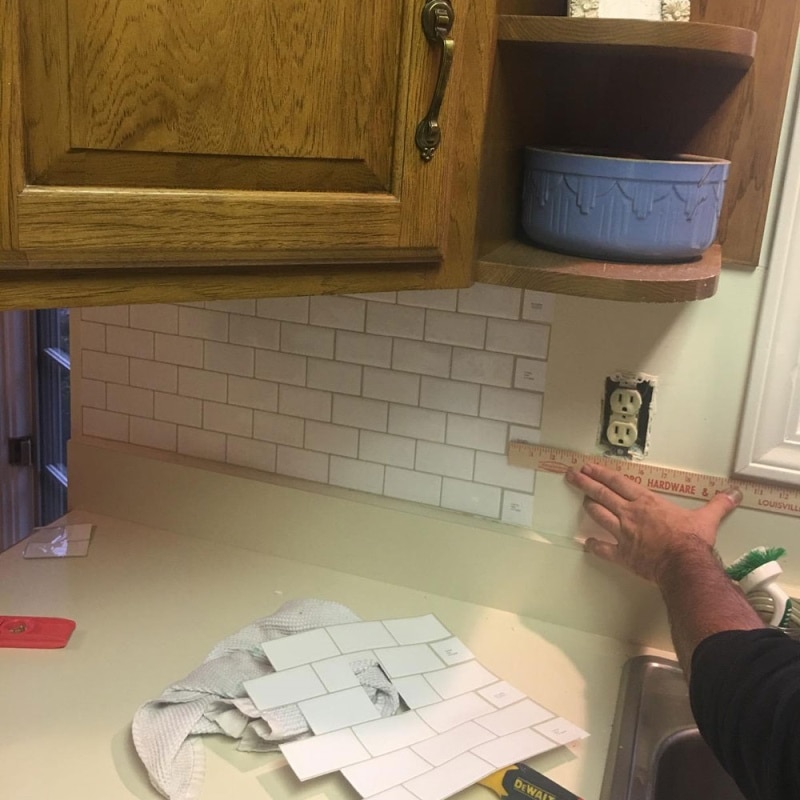 Hjemmeinnredning t-bane av hvit selvklebende tapet 3d fliser og pinner veggfliser til kjøkken og dårlig backsplash