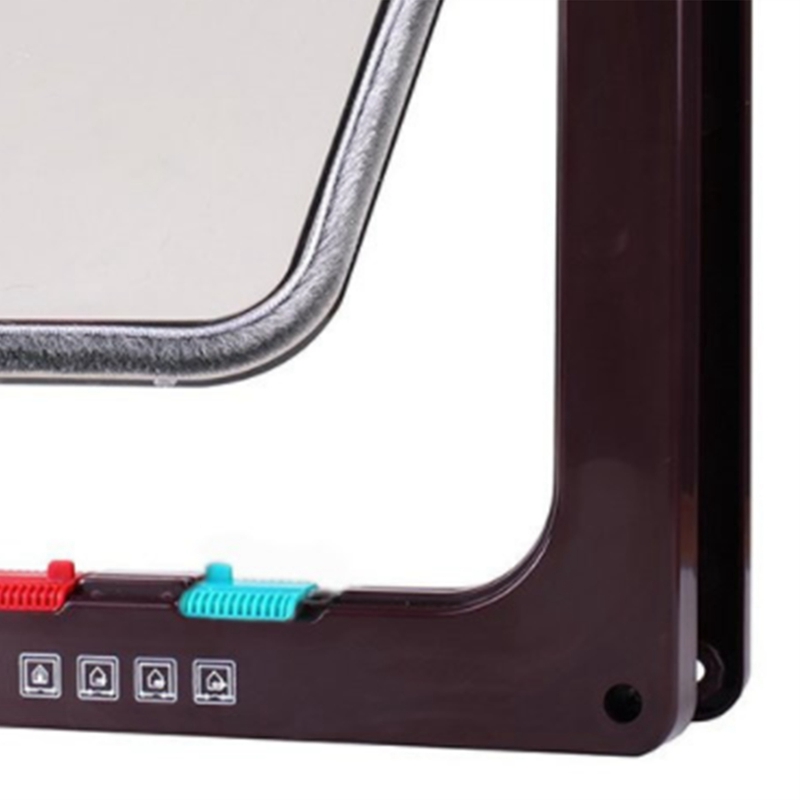 Pet Screen Door,Inside Door Lockable Magnetic Flap Screen Automatic Lockable Black Door for Puppy Dog and Cat Door