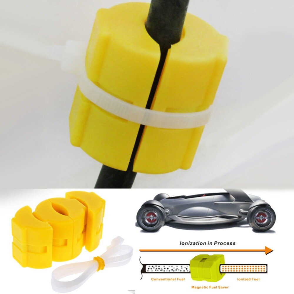 VODOOL Auto Fahrzeug magnetisch Gas Treibstoff Sparer Auto Energie Sparer Öl Sparen Economizer Kraftstoff Sparer Gelb Farbe ABS werkzeuge