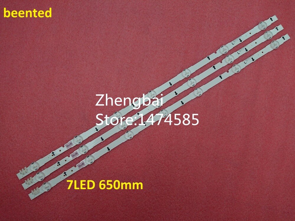 Kit)3pcs 7LEDs 650mm LED backlight strip for samsung 32Inch TV 2014SVS32HD D4GE-320DC0-R3 BN96-35208A 30448A 30446A 30445A