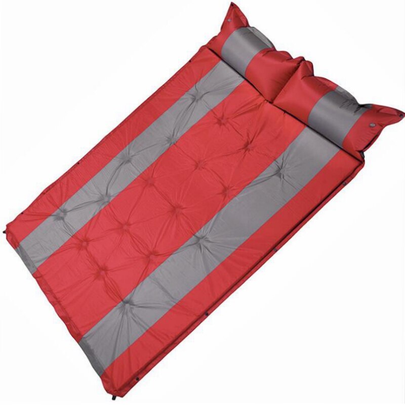 Outdoor Camping Opblaasbare Tent Mat Mummie Pads Met Kussen Air Matras Utralight Camping Mat Auto Reizen Bed Vochtbestendige pad