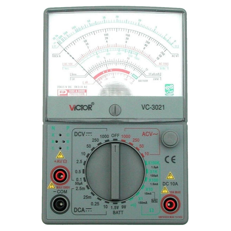Victor VC3021 Analoge Multimeters, Mechanische Multimeter, De , Meetbare