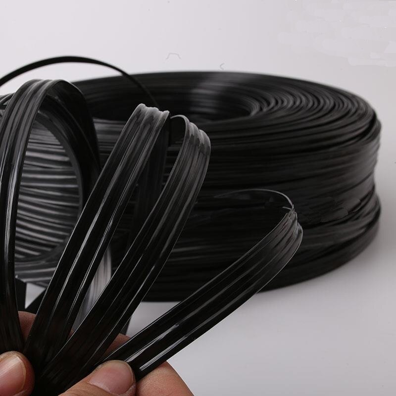 100M GreenHouse Film Pressing Tape Green House Band Fressing Line 10MM Width Nylon Line Hanging Rope Strong Tensile Anti-aging